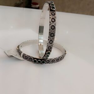 925 Sterling Silver Bangles (PAIR)