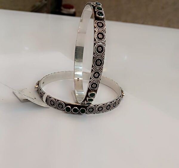 925 Sterling Silver Bangles (PAIR)