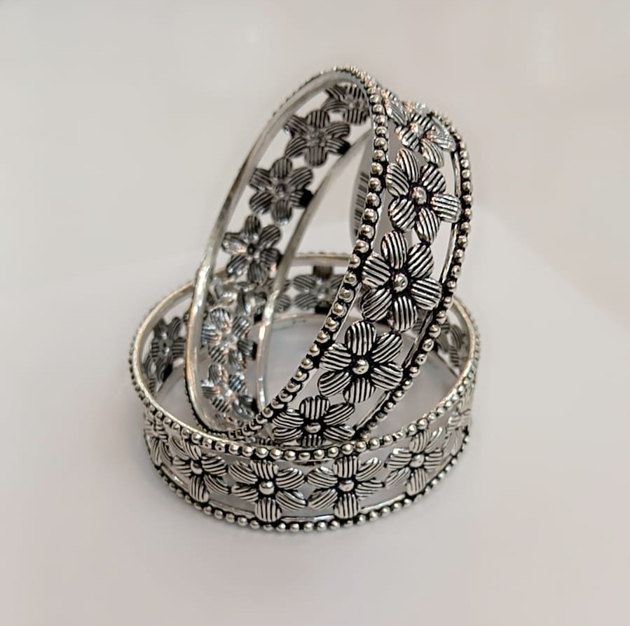 925 Sterling Silver Bangles (PAIR)