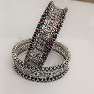 925 Sterling Silver Bangles (PAIR)