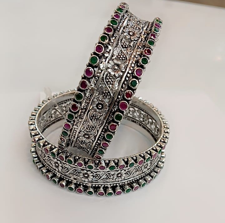 925 Sterling Silver Bangles (PAIR)
